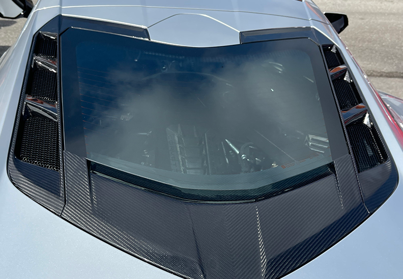 2020-2025 C8 Corvette Rear Hatch Window Carbon Fiber Surrounds